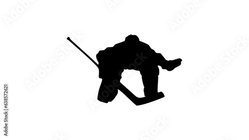 hockey player Goaltender