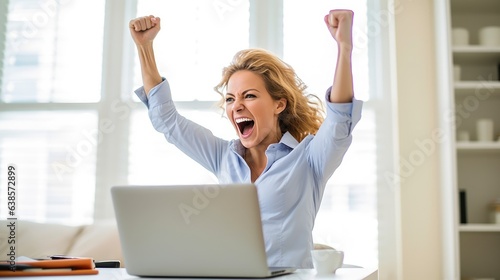 Successful entrepreneur cel...