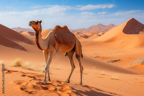 Golden Hour Camel Gaze