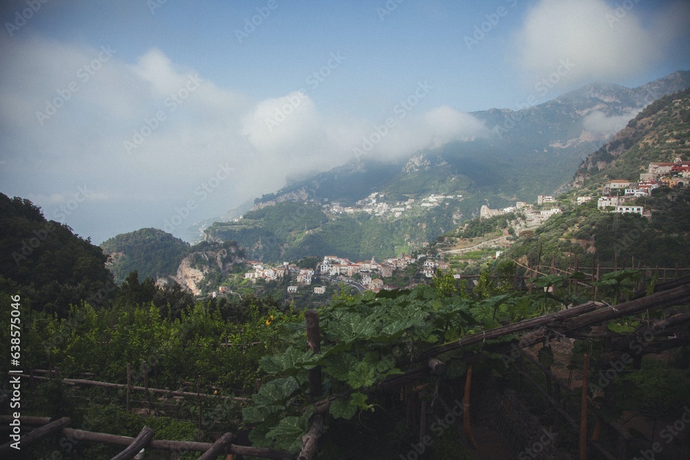 Views from Ravello on the Amalfi Coast, Italy