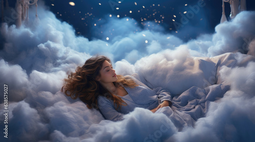 Cloud-Enveloped Serenity: Sleeping Beauty in the Sky