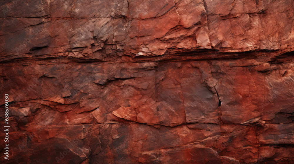 Rich Dark Red Cliff Detail