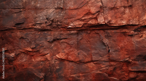 Rich Dark Red Cliff Detail