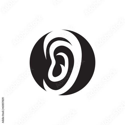 Hearing Logo Template vector icon design