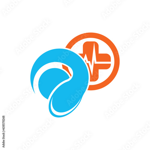 Hearing Logo Template vector icon design