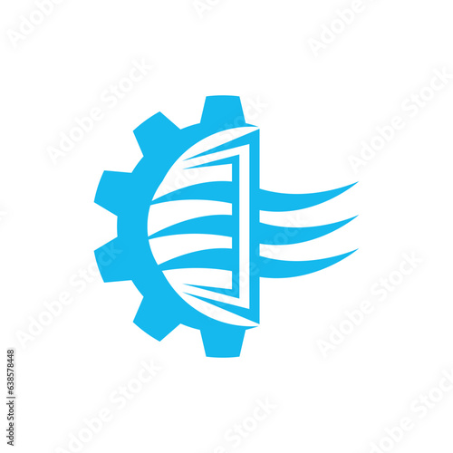Air Filter icon logo vector design template