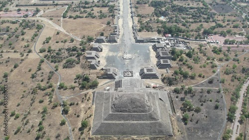 Teotihuacan, Estado de México, dron 4k