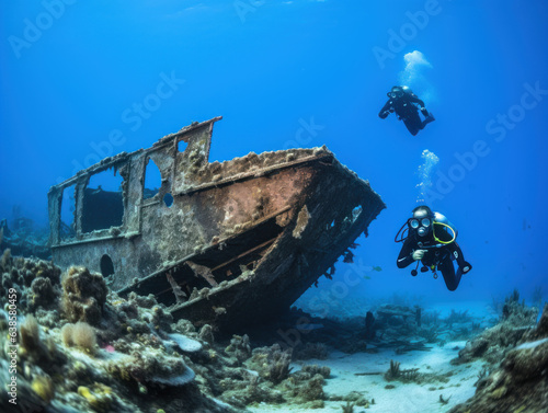 Ship Wreck under Water © USAF Retired Vet