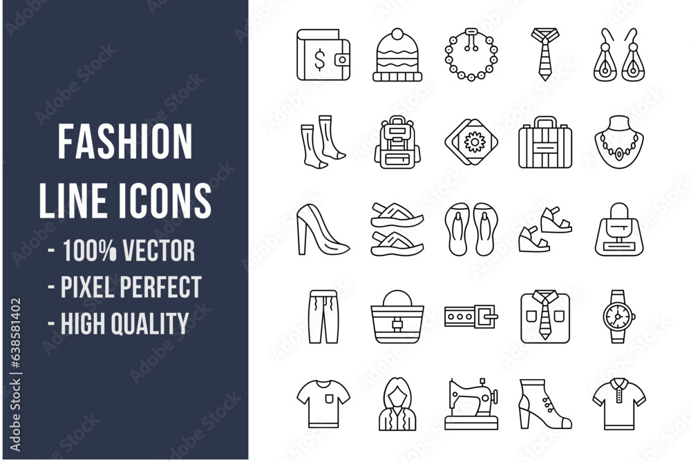 Fashion Line Icons