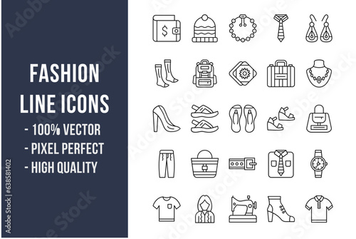 Fashion Line Icons photo