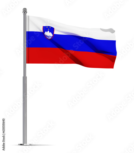Free Download Flag of Slovenia isolated on white background. EPS10 vector - GFXLoad