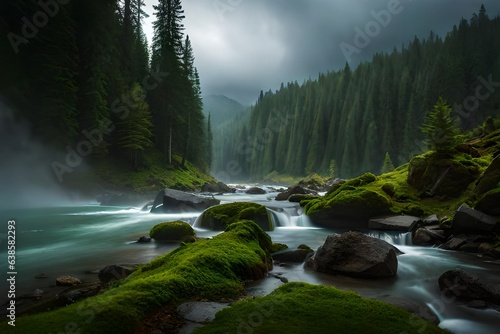 waterfall in the forest