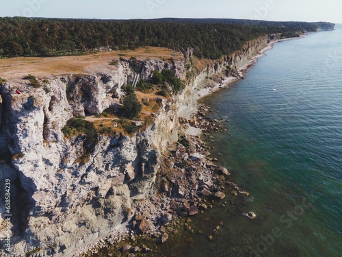 Hogklint in Gotland, Sweden by Drone photo