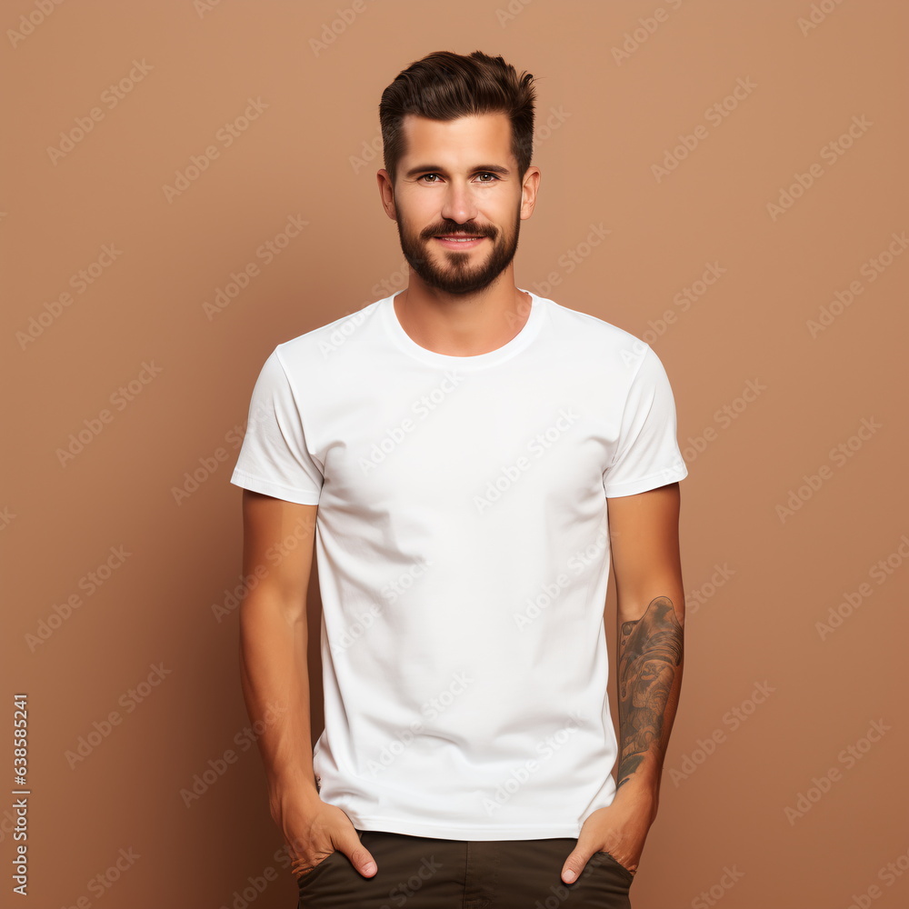 guy in basic white t-shirt guy in basic white t-shirt