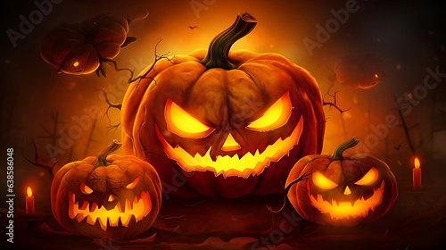 Halloween pumpkins, jack-o-lantern 11