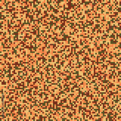 Modern Pixel Pattern With Multiple Colors © ForgeDesignz