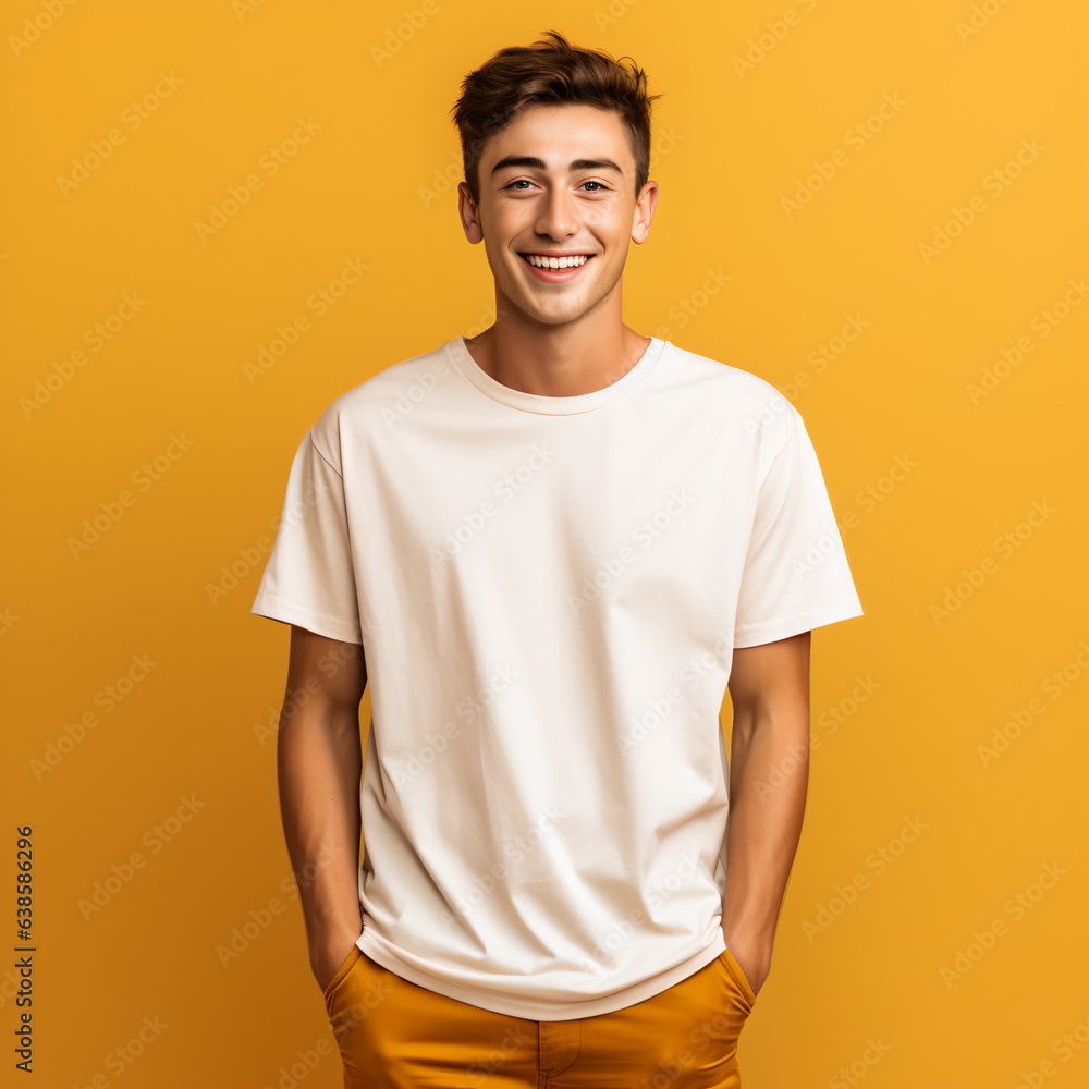 guy in basic white t-shirt guy in basic white t-shirt