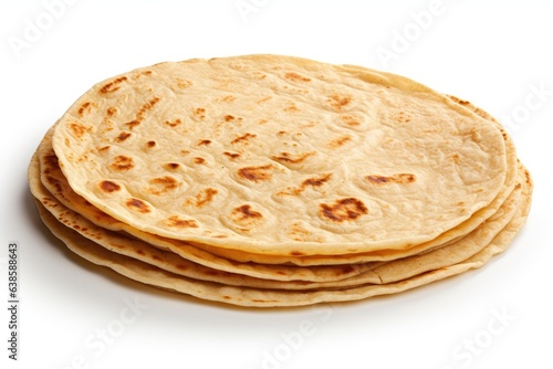 pita, bread, Papad, khichiya, Tortillas, Tortilla, Buritto, papadums, Indian papadums, Flour Wheat Tortilla, cut out on white, white studio background, white background, Frozen Chapati, corn tortilla