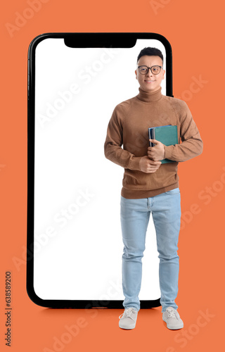 Portrait of Asian teacher o...