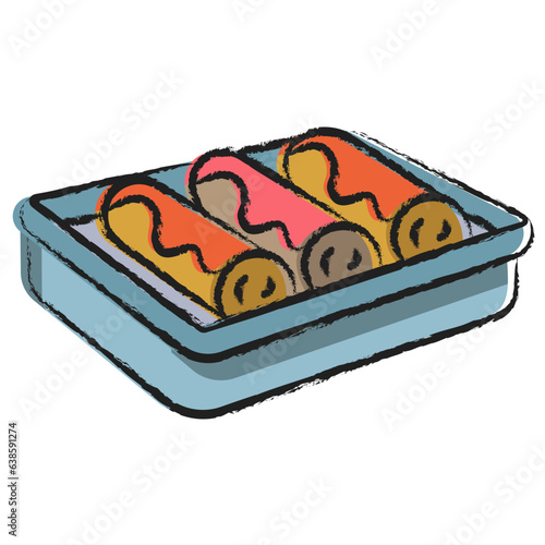Hand drawn Enchiladas icon