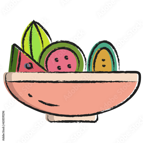 Hand drawn Grilled Cactus icon