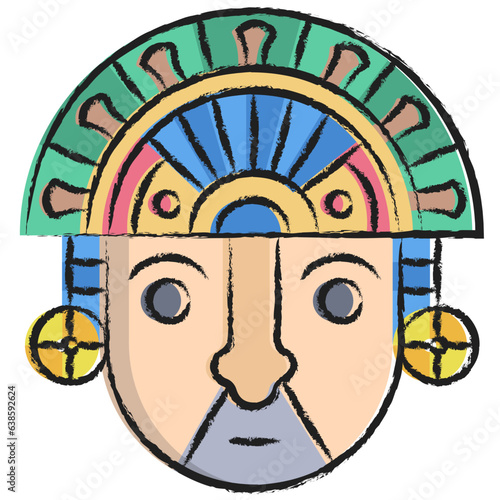 Hand drawn Tumi icon