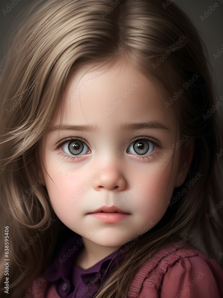 Pure Charm: An Ultra-Realistic Depiction of an Adorable Little Girl Pure Charm: An Ultra-Realistic Depiction of an Adorable Little Girl