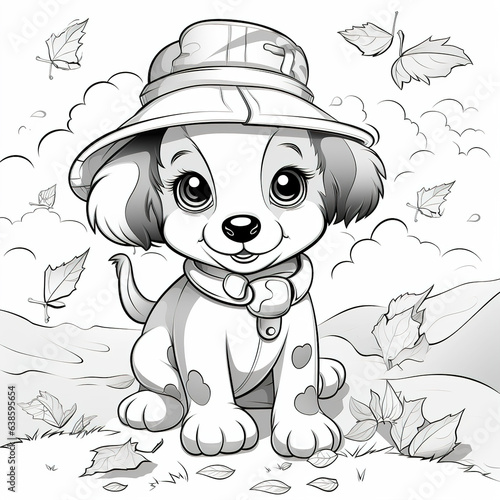 dog with hat