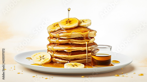 pancakes with honey