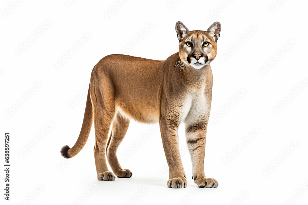 Standing Puma Front View Standing Puma Front View