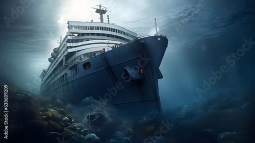 sunk cruise ship © 1_0r3