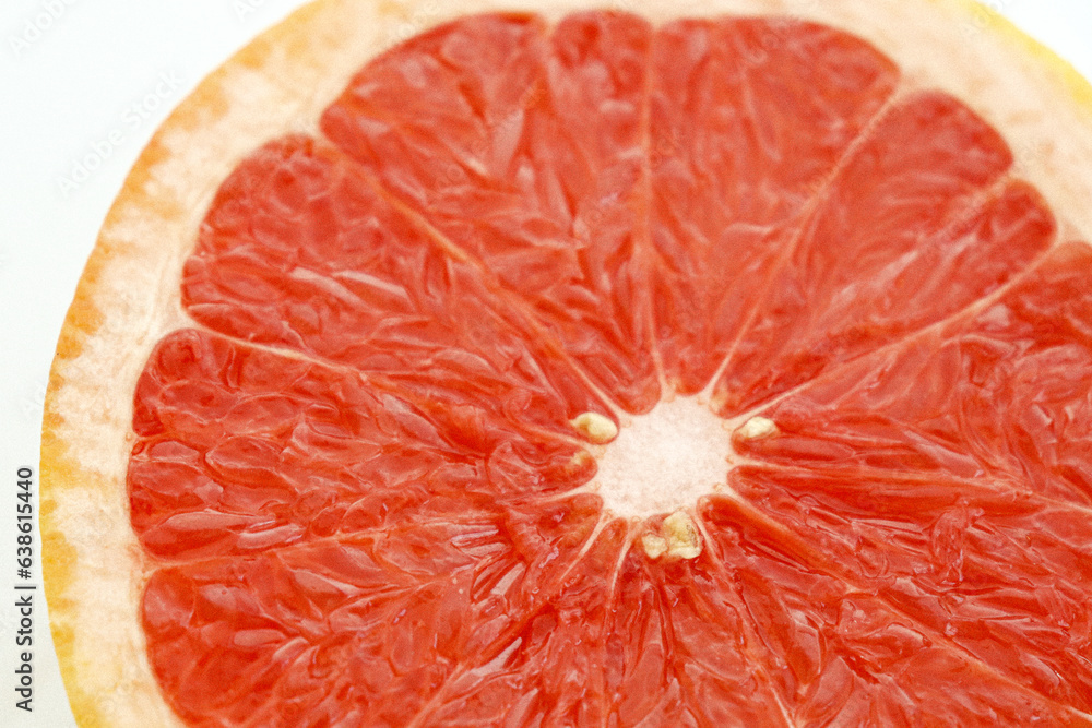 half of grapefruit half of grapefruit