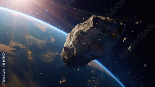 Giant asteroid is flying to...