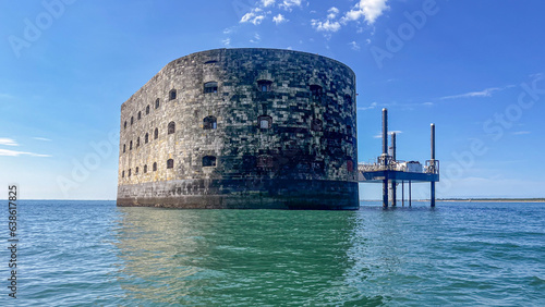 Fort Boyard between Oleron island and La Rochelle photo