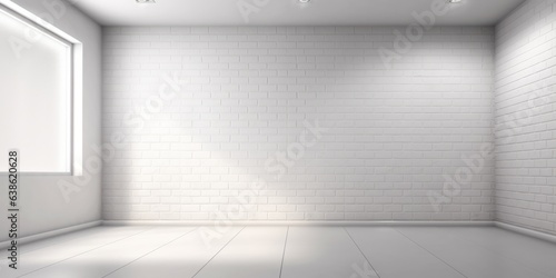 White Brick Wall on White Background  Creating Visual Interest and Adding an Aesthetic Touch to Interior Design with Timeless Appeal