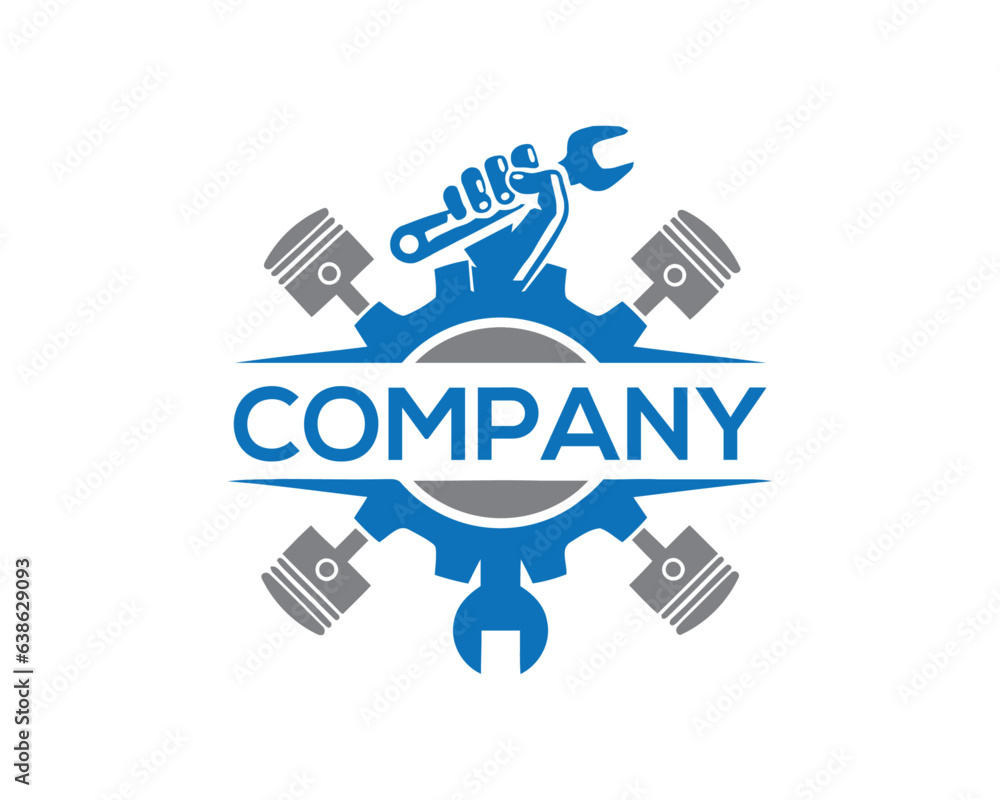 hand auto repair logo hand auto repair logo