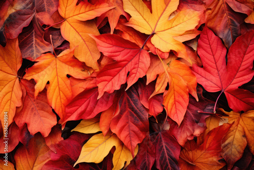 red maple leaves