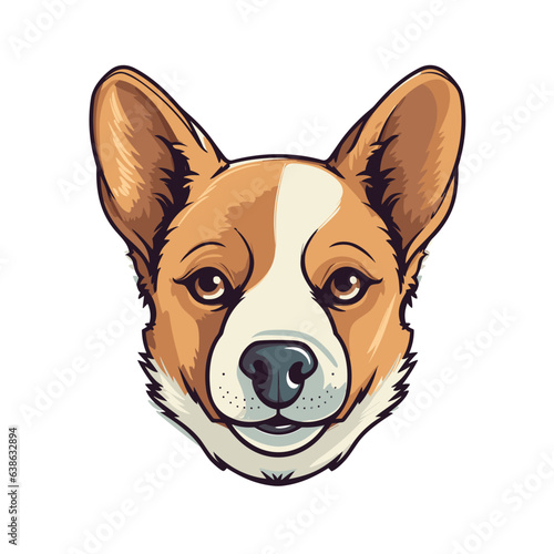 Dog Vector Cute Dog Cartoon Symbol © Gejiart