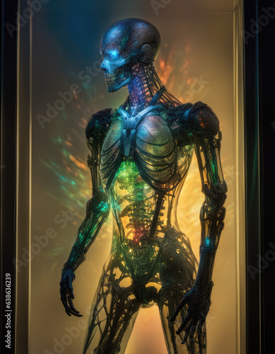 Crystal Humanoid © VisualAiUniverse