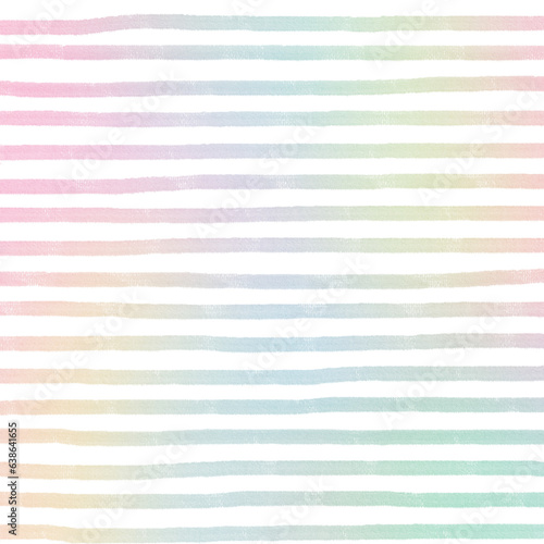 Rainbow Hand Drawn Stripe Overlay