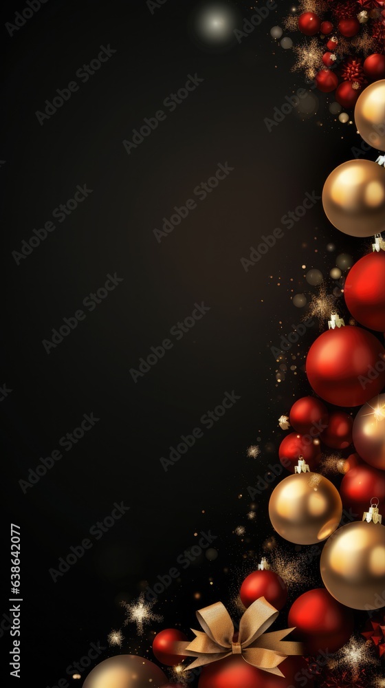decorative christmas background in portrait mode - stock picture backdrop decorative christmas background in portrait mode - stock picture backdrop