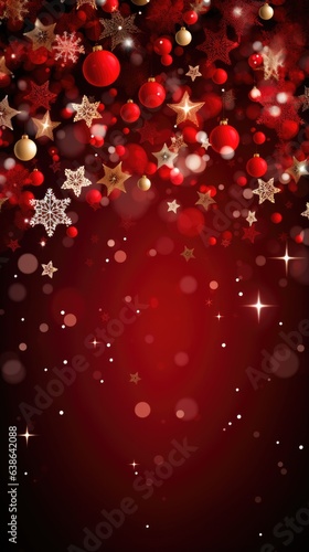 decorative christmas background in portrait mode - stock picture backdrop
