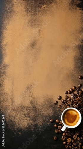 cafe menu background in portrait mode with copy space - stock picture backdrop