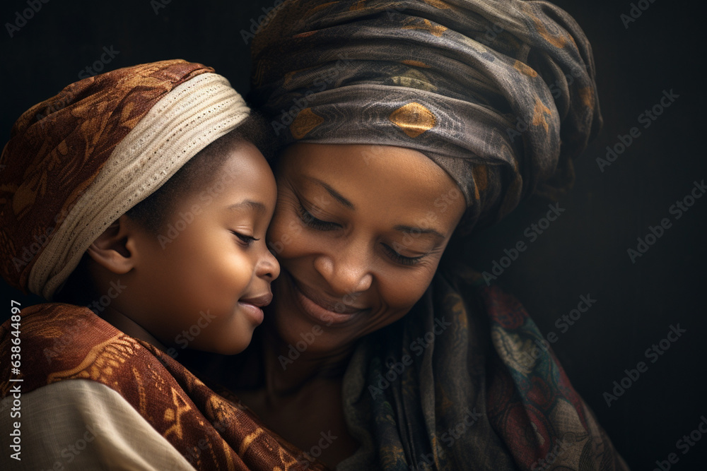 The Blossoming Trust Between Mother and Daughter. Nurtured by Tenderness concept The Blossoming Trust Between Mother and Daughter. Nurtured by Tenderness concept