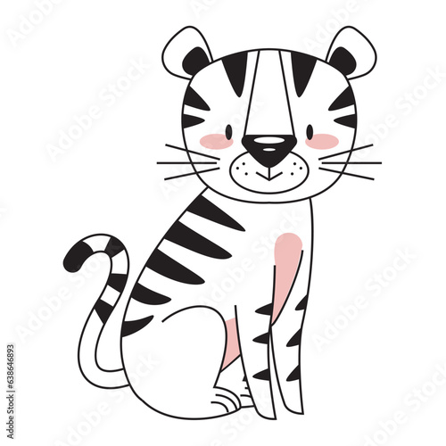 cute tiger design