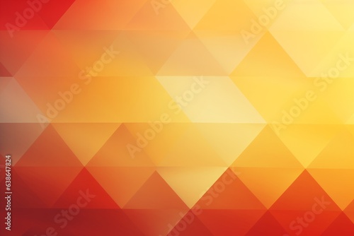 Background of a vibrant abstract background with geometric triangles in red and yellow colors