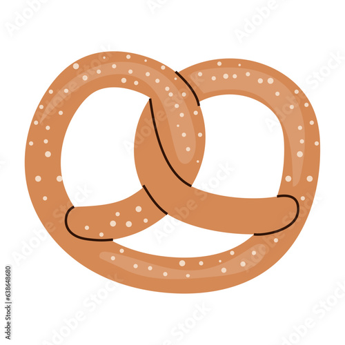 salty pretzel design