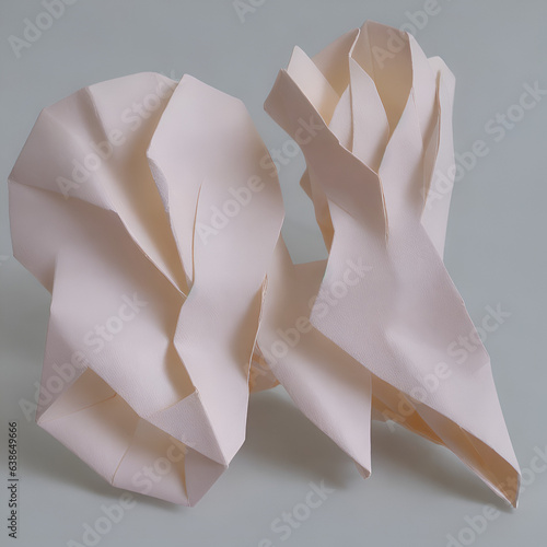 origami paper doll
