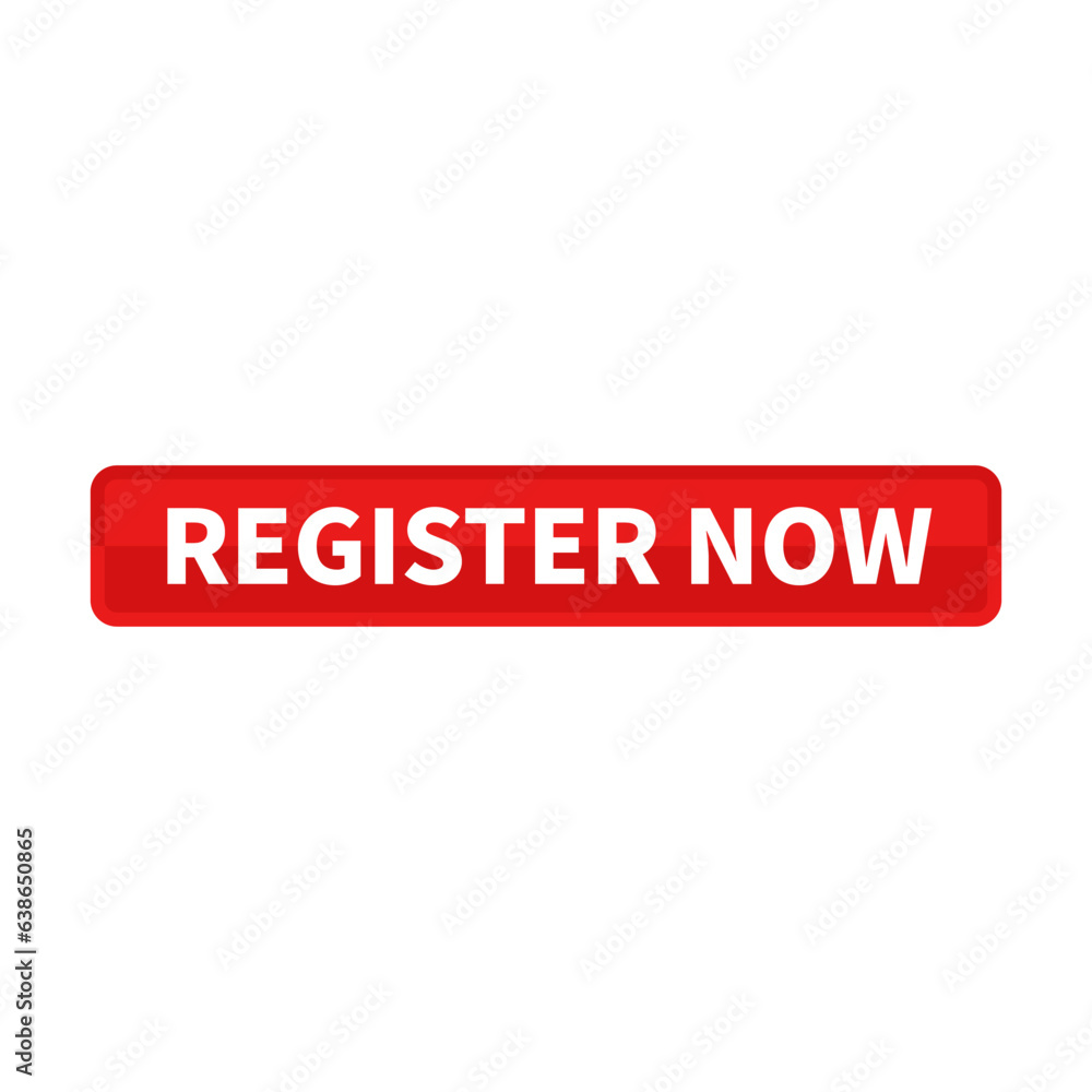 Register Now Button In Red Rectangle Shape For Account Membership Subscription
Register Now Button In Red Rectangle Shape For Account Membership Subscription