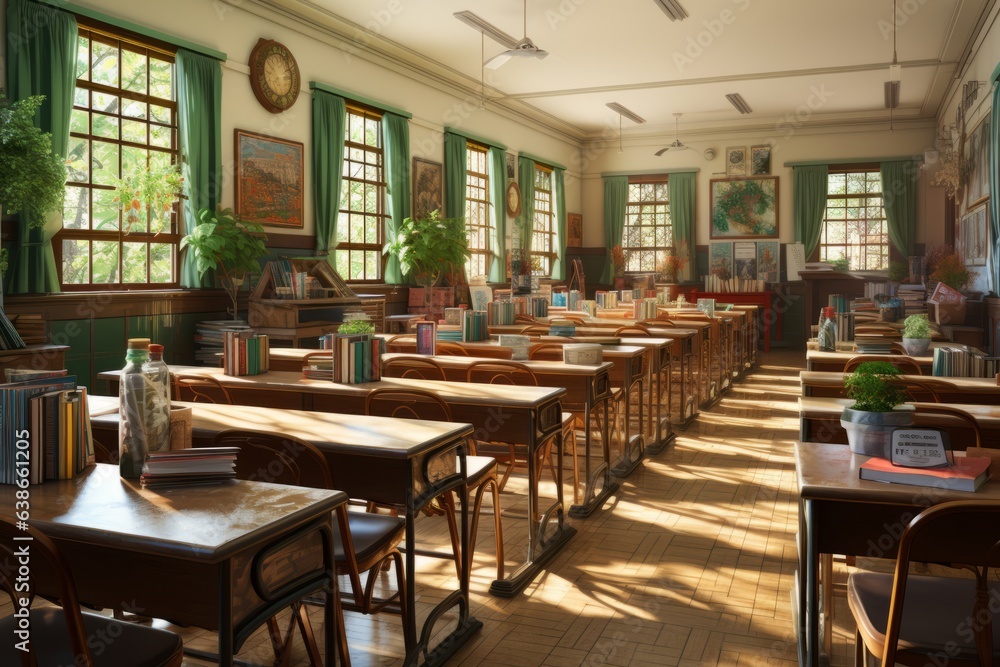 Obraz premium vintage classroom